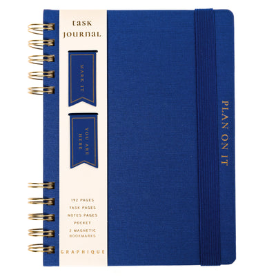 Cobalt Blue Journal with Magnetic Bookmarks