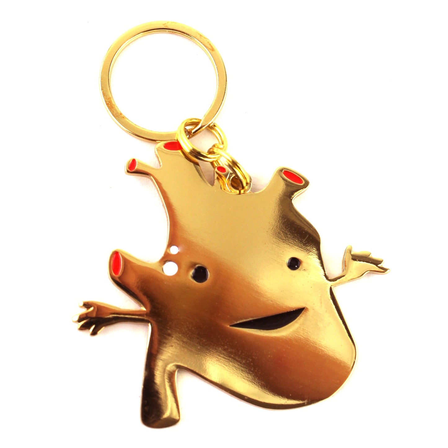Heart of Gold Keychain