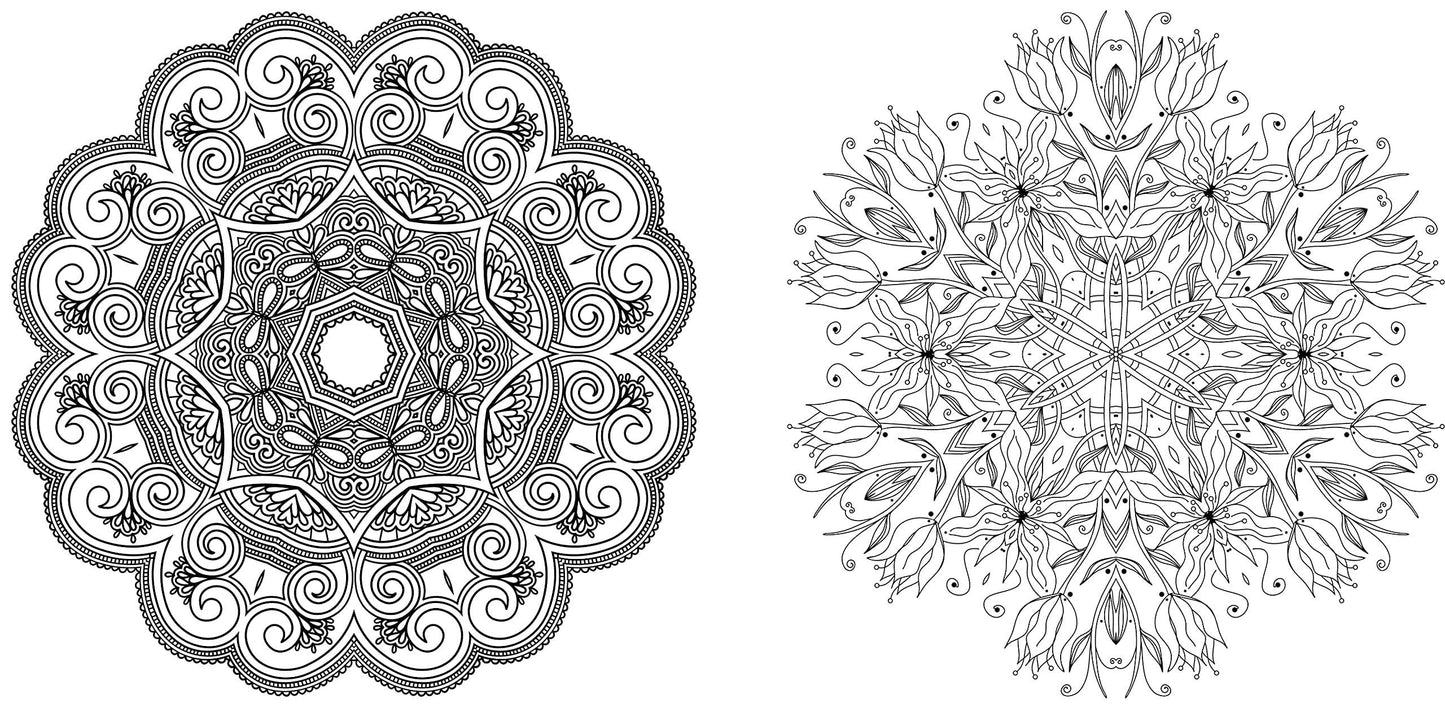 Mandala Meditation Coloring Book