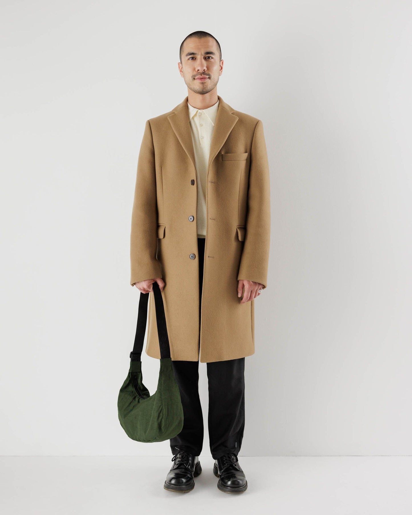 Medium Nylon Crescent Bag