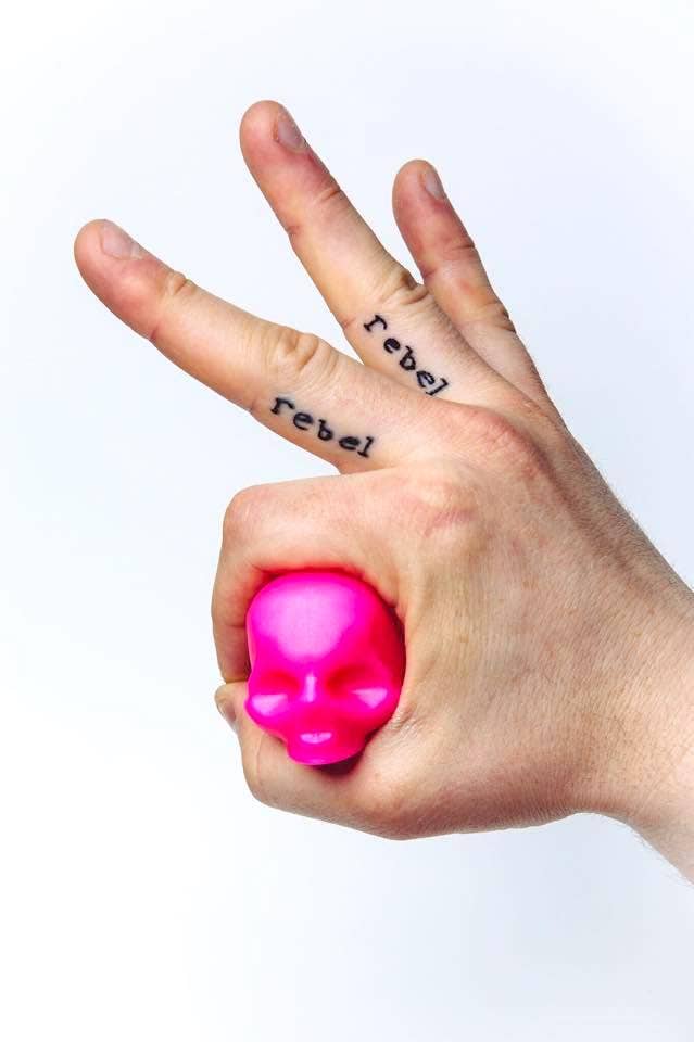 Pink Skull Lip Balm