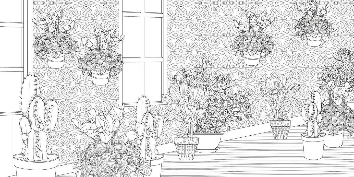Urban Jungle Coloring Book by Sara Muzio
