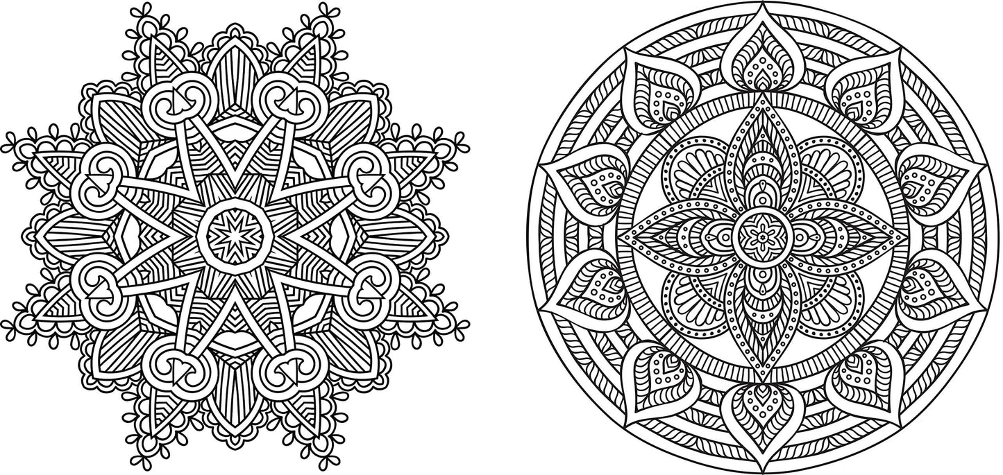 Mandala Meditation Coloring Book