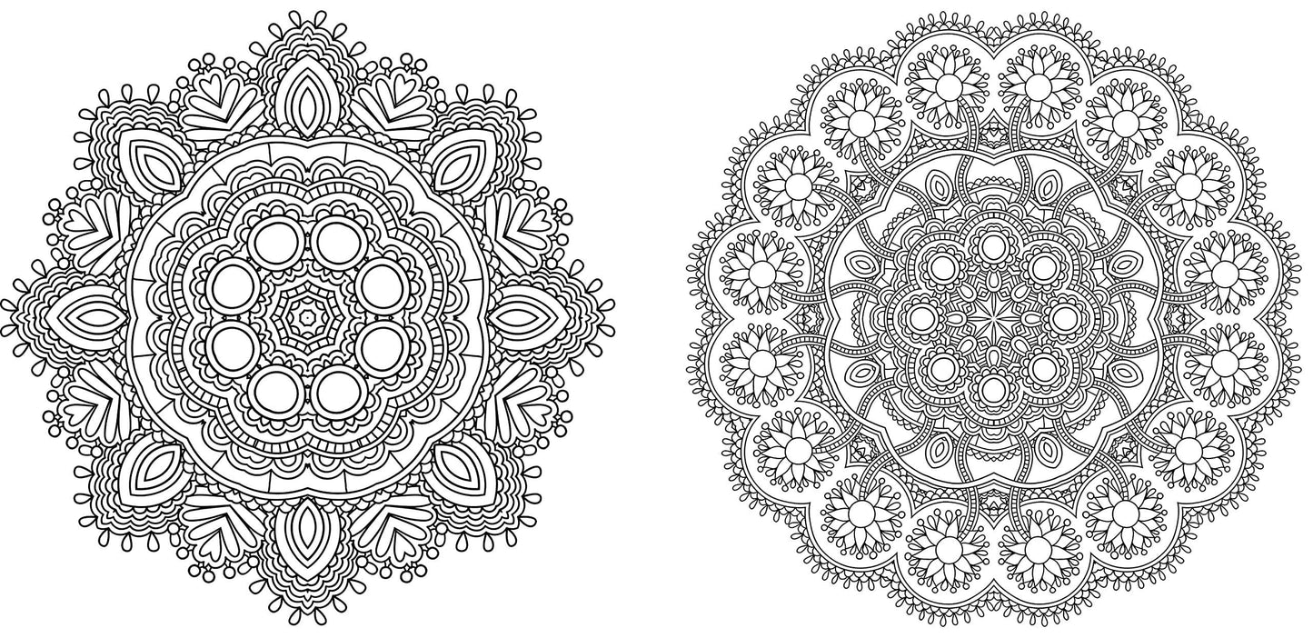 Mandala Meditation Coloring Book
