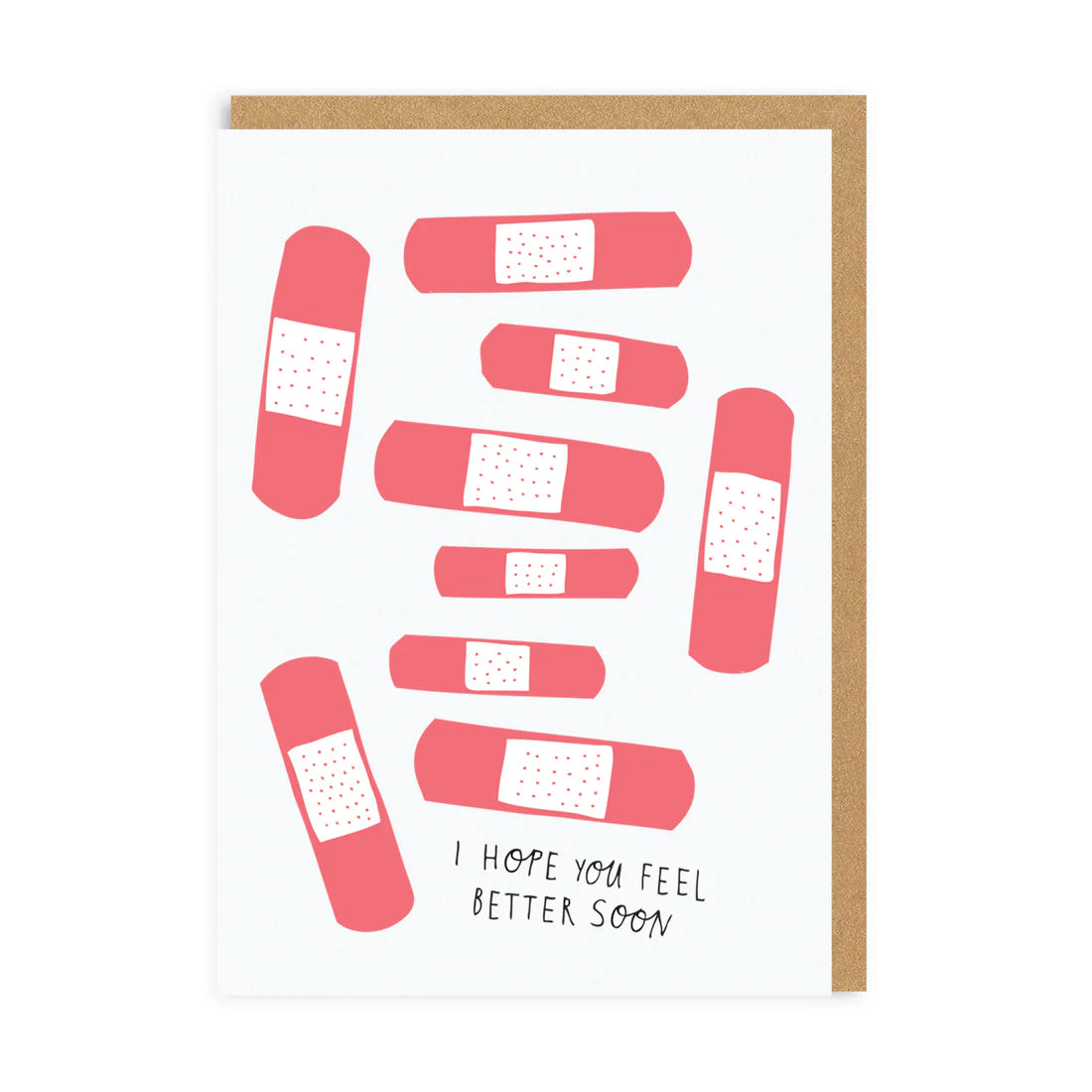 Feel Better Soon Band-Aid Greeting Card
