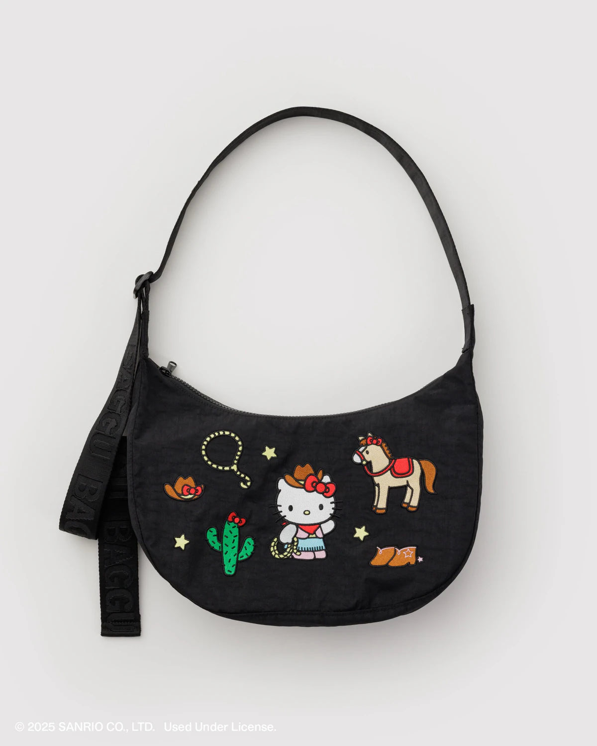 Medium Nylon Crescent Bag