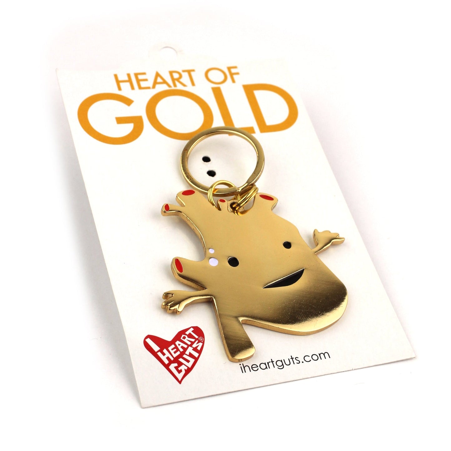 Heart of Gold Keychain