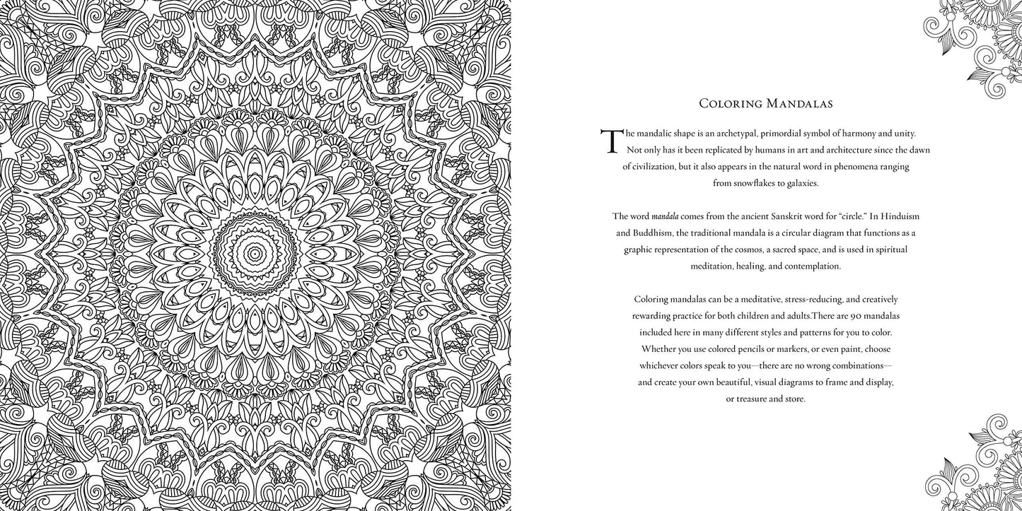 Mandala Meditation Coloring Book