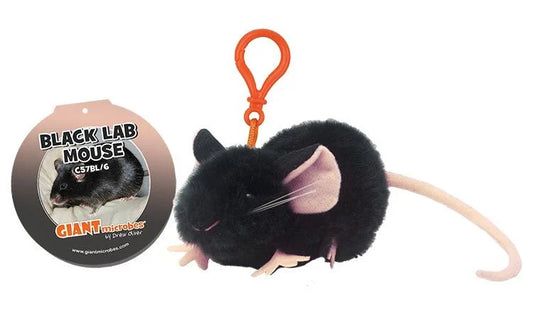 Black Lab Mouse Key Chain