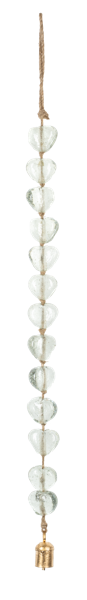 Glass Heart Windchime