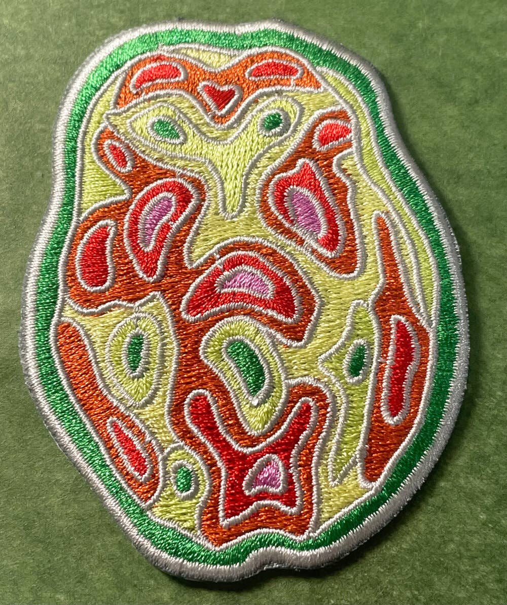 Anxiety Embroidered Patches