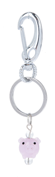 Miniature Glass World - Animal Key Rings