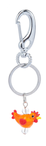 Miniature Glass World - Animal Key Rings