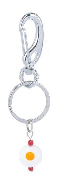 Miniature Glass World - Food Key Rings