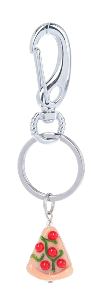 Miniature Glass World - Food Key Rings