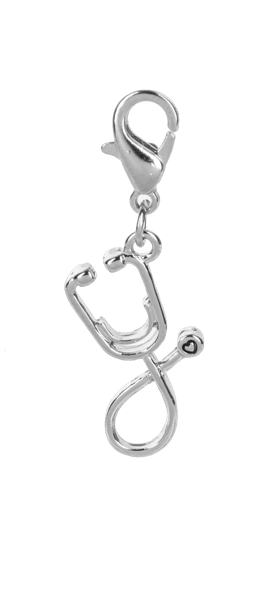 Nursing is a Work of Heart Charms in a Basket