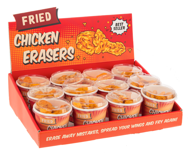 Fried Chicken Erasers