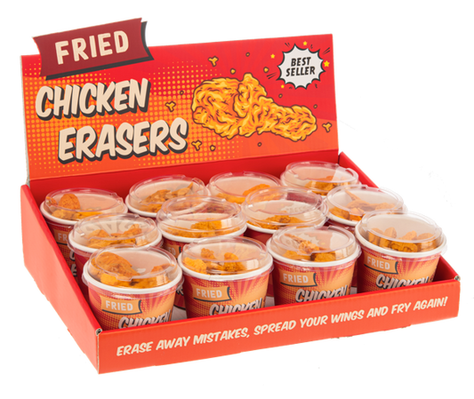 Fried Chicken Erasers