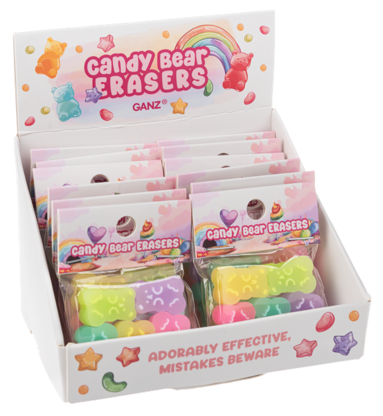 Candy Bear Erasers