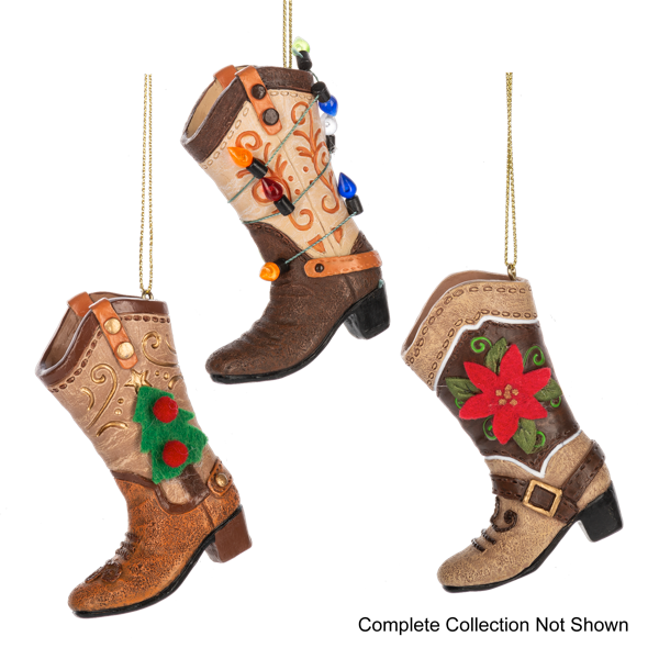 Cowboy Boot Ornament