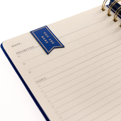 Cobalt Blue Journal with Magnetic Bookmarks