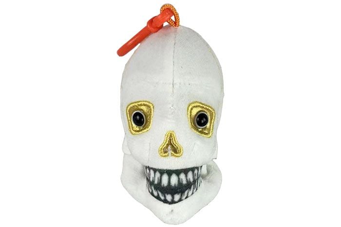 Gold Skull Keychain