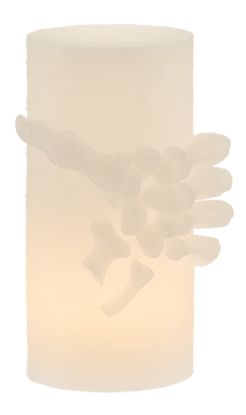 LED Skeleton Hand Pillar