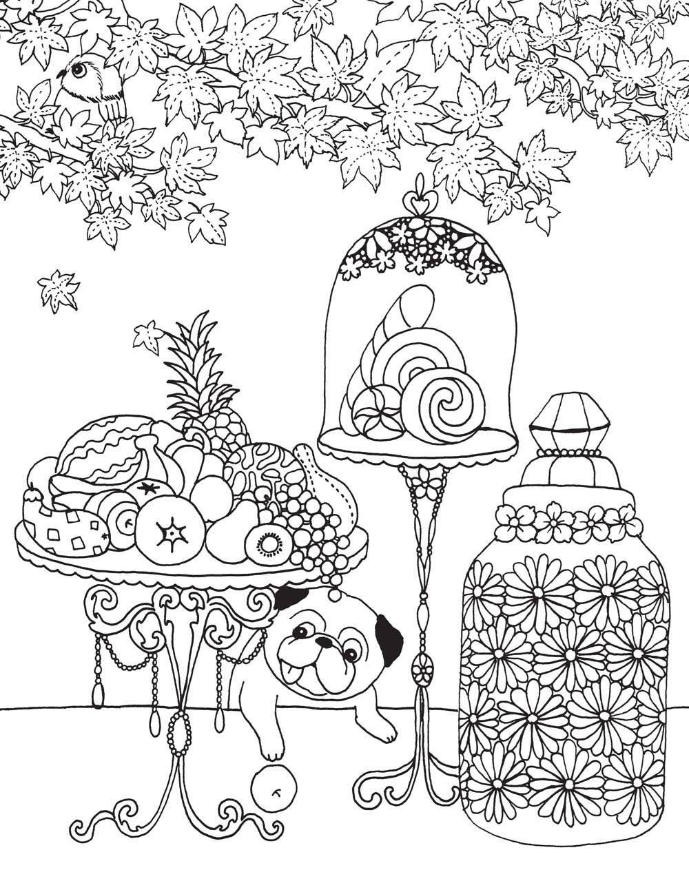 A Million Dogs Coloring Book