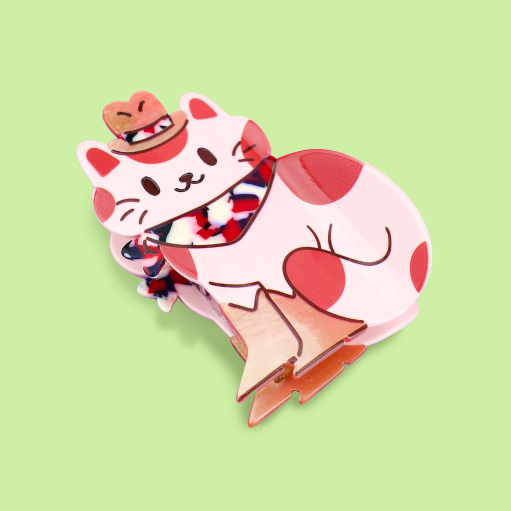 Meowdy Rodeo Hair Claw, Cute Hair Accessories, Cat Clips