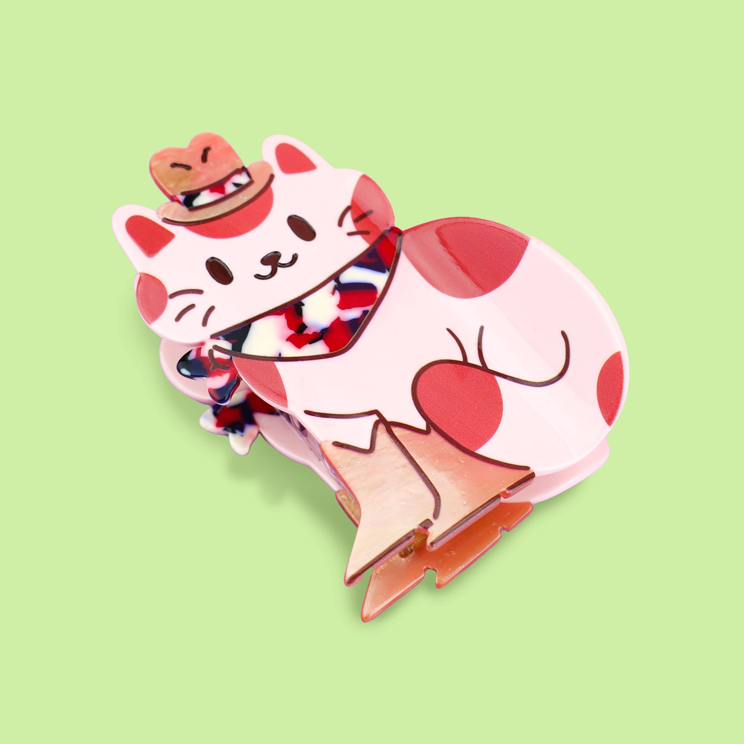 Meowdy Rodeo Hair Claw, Cute Hair Accessories, Cat Clips