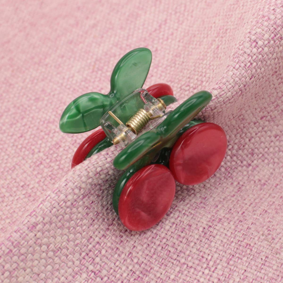 Fruit Bowl Accents Cherry Hairclip