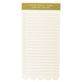 Light Green Die-Cut List Pad