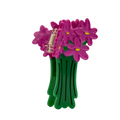 Bouquet of Flowers Hair Claw