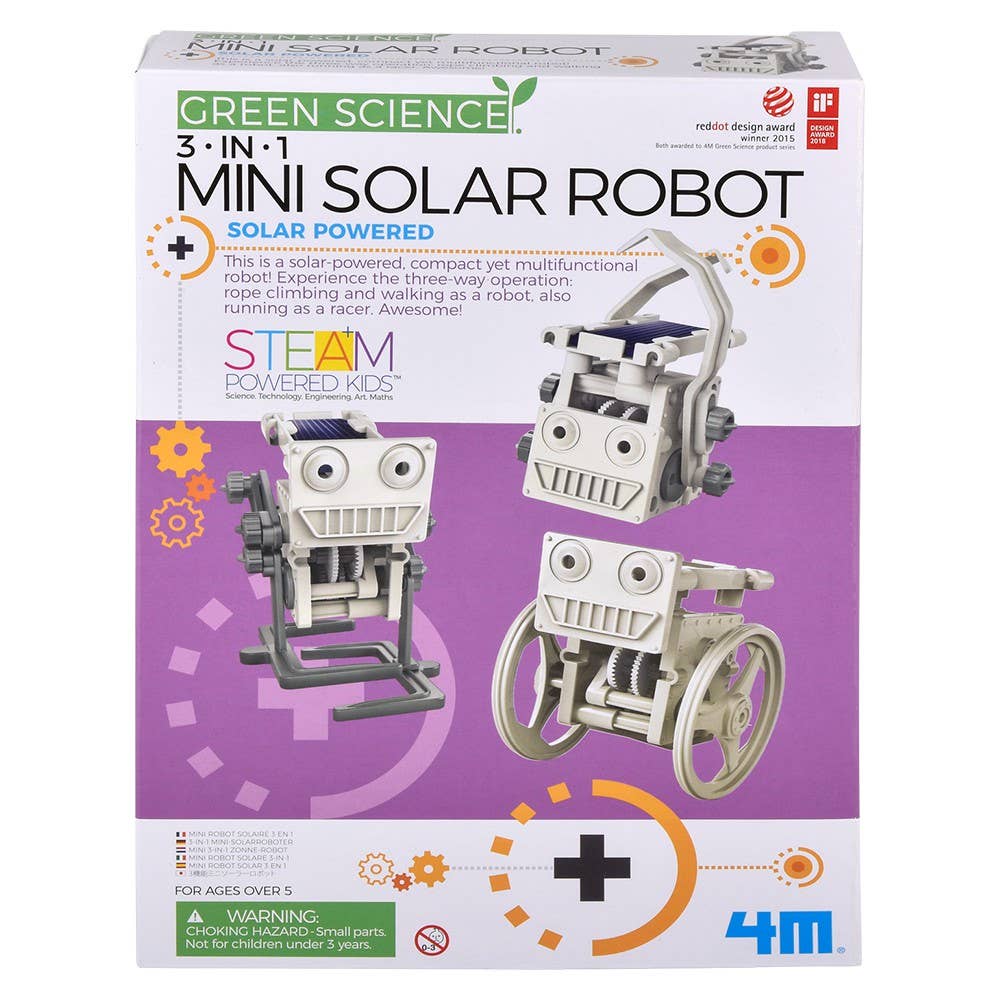 Green Science/3-In-1 Mini Solar Robot
