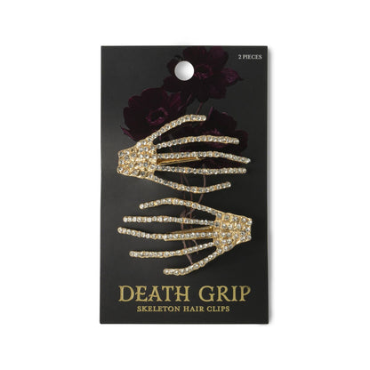 Halloween Death Grip Skeleton Hair Clips