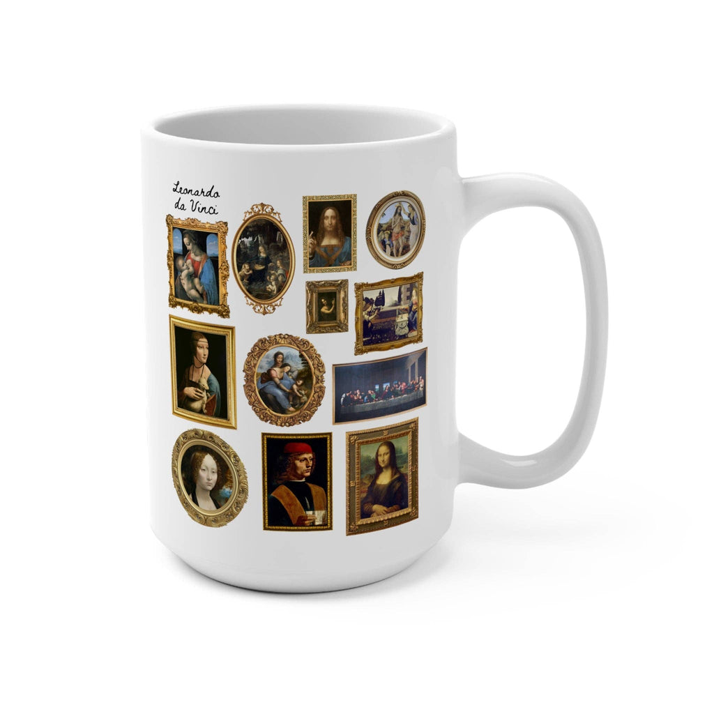 Leonardo da Vinci Mug - 15 oz