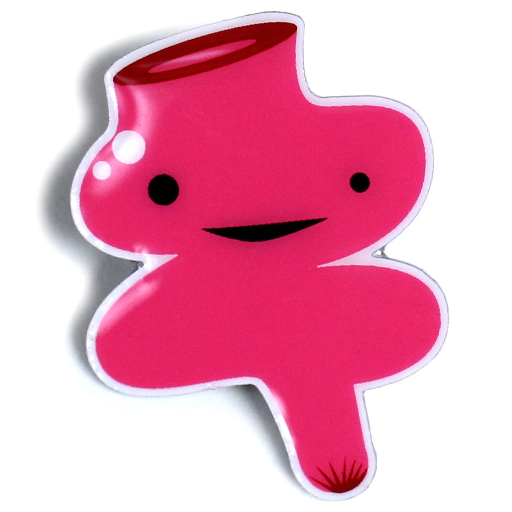 Rectum Lapel Pin - Bringing up the Rear