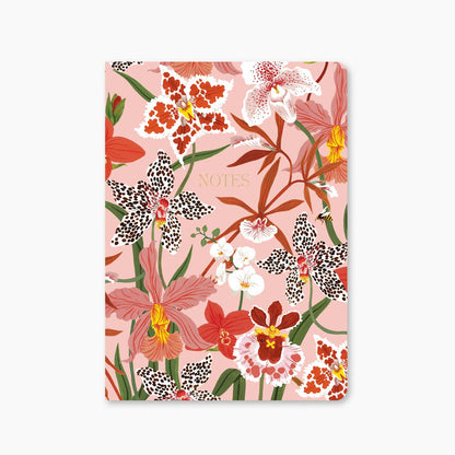 ORCHIDS | SOFT-COVER NOTEBOOK (lined)