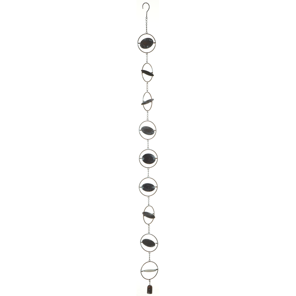 Round Kinetic Rain Chain