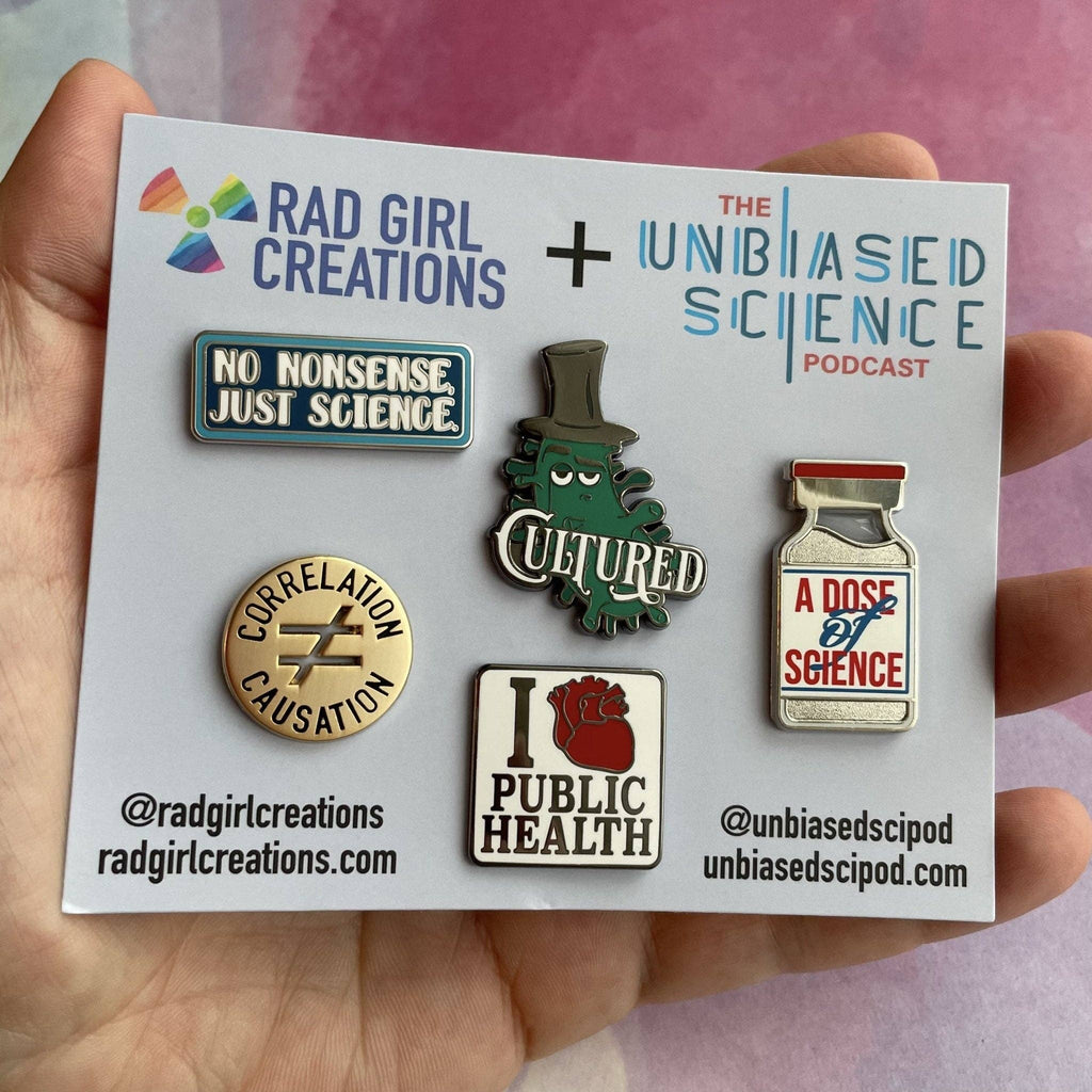 Unbiased Science Podcast Pin Pack