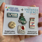Unbiased Science Podcast Pin Pack