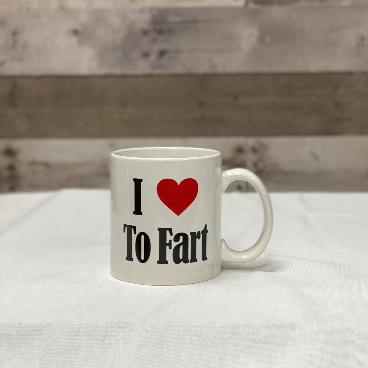 Giant Mug I (Heart) To Fart