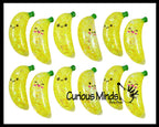 Banana Water and Sparkle Filled Squeeze Stress Ball  