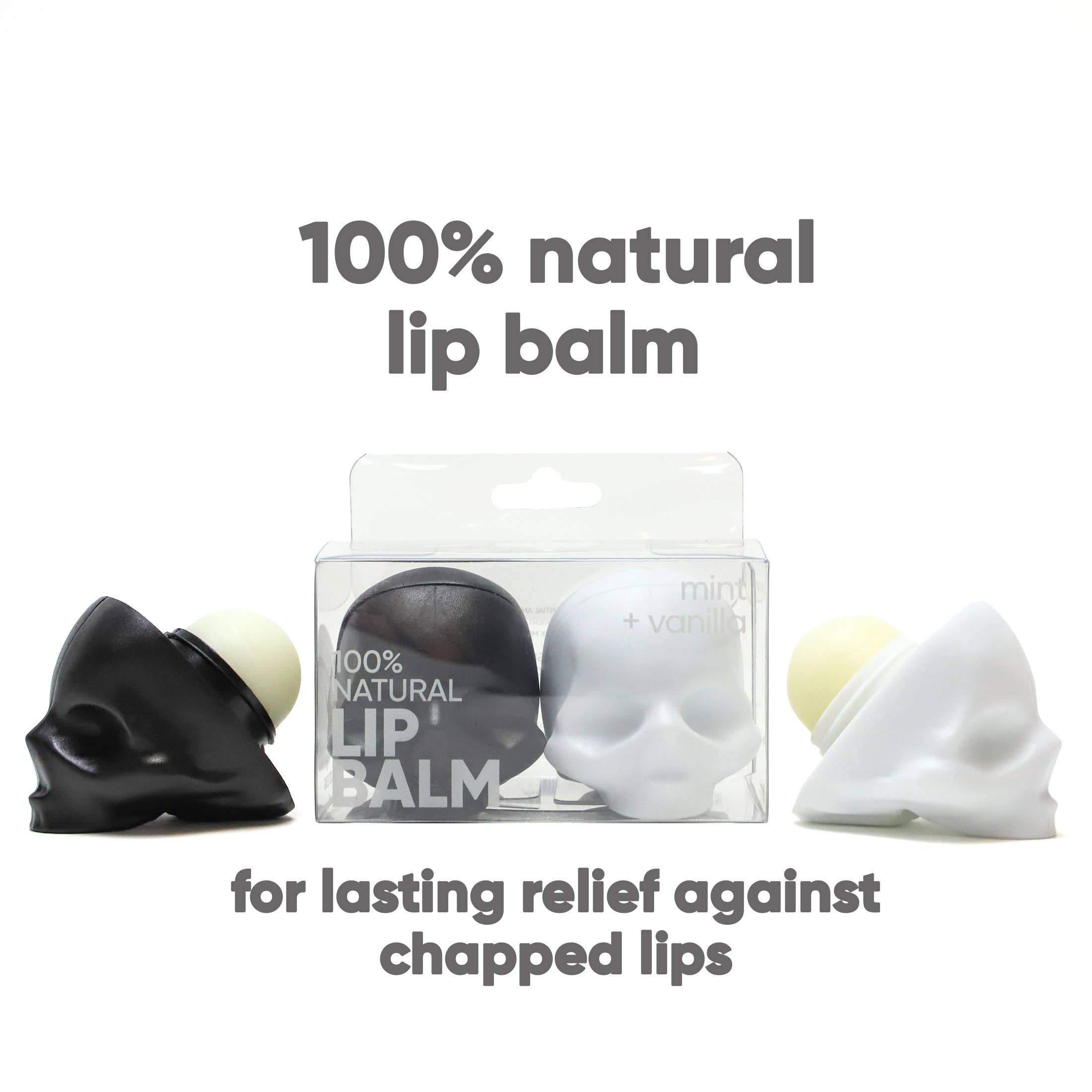 2 Pack Skull Lip Balm