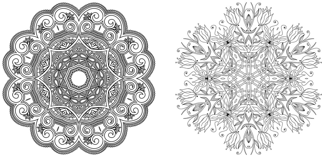 Mandala Meditation Coloring Book