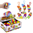 (T) 3.75" SENSORY WIGGLE CATERPILLAR CLIP ON