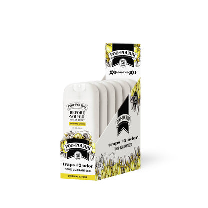 Poo~Pourri 1oz Pocket Sprayer 32ct 4 Tray - Original Citrus