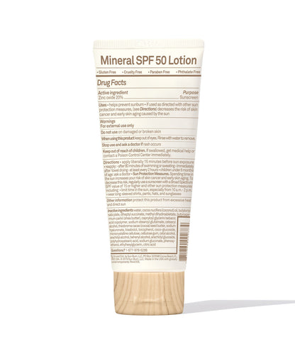 Mineral SPF 50 Sunscreen Lotion - Fragrance Free