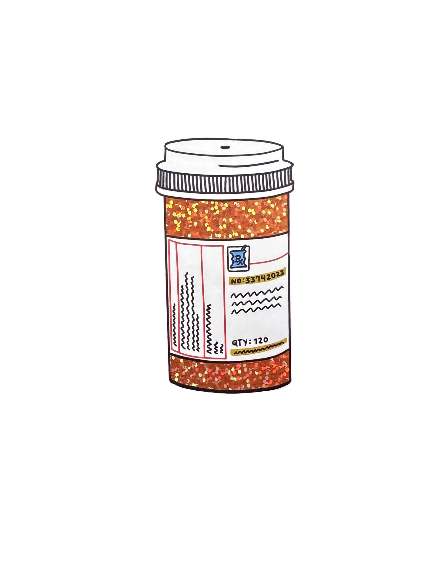 Prescription Bottle Sticker