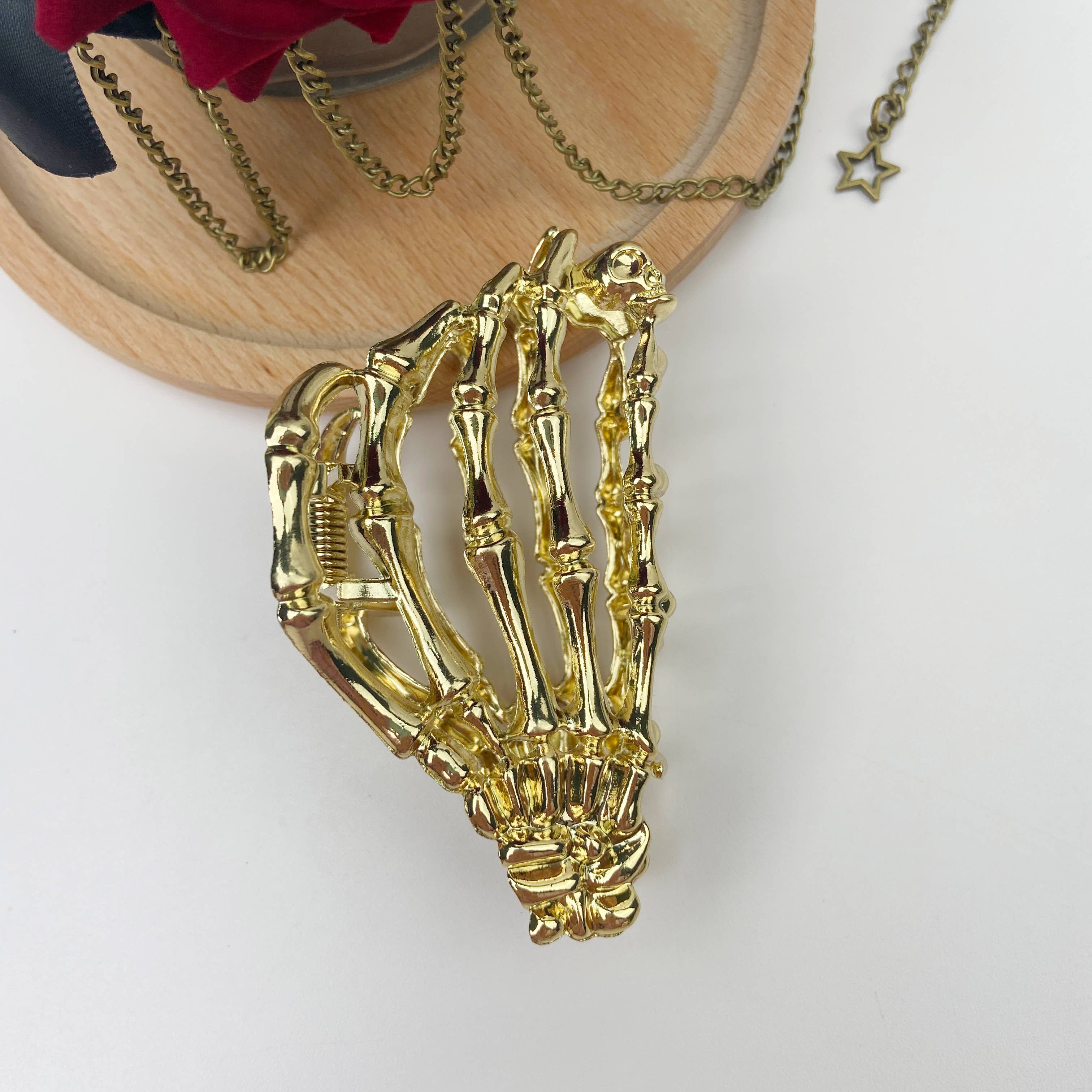 Skull Hair Clip